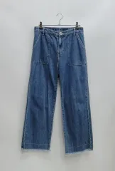 BENETTON 22SS ベネトン ストレート丸のままデニム パンツ / レディース 67-94のサムネイル