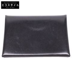 HERMES Calvi Duo Card Case (Box Calf Leather, W Stamp)