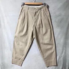 Y's for men ワイズフォーメン 90's 薄手 ライトコットン 1プリーツ スラックス パンツ size.S ベージュ rare archive ヨウジヤマモトのサムネイル
