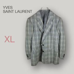 古着 90s YSL イヴ サンローラン スイングトップ チェック M - メルカリ