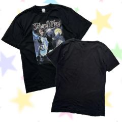 marisrock 長袖カットソー ゴシック プリント パンク ロック 両面