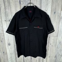 フラットヘッド レーヨンギャバ ボーリングシャツ ボックス型