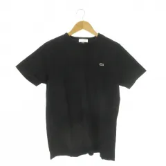 ラコステ LACOSTE Tシャツ M 黒 ブラック SLIM FIT 半袖 ロゴ /CK32 ■GY99のサムネイル