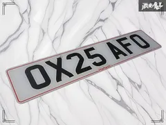 //インテリア★オブジェに‼//ユーロ ナンバープレート イギリス ナンバーのサムネイル
