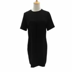 ティーバイアレキサンダーワン T by Alexanderwang ワンピース ミニ丈 2 黒 ブラック 半袖 ラウンドネック 無地 /MA16 ■GY19のサムネイル