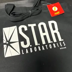 DC フラッシュ S.T.A.R.ラボ トートバッグ 黒 バリー・アレン THE FLASH スターラボ DC Comics Tote Bag【国内正規品・訳あり】のサムネイル