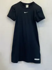NIKE ナイキ ブラック 半袖コットンワンピース S