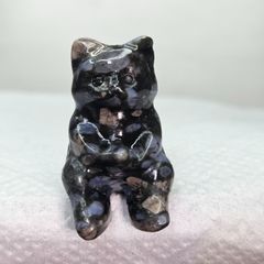 ケセラストーン 親子猫ちゃん 置物 - メルカリ