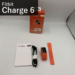 fitbit Charge 6 (本体)シャンパンゴールド、(バンド) オレンジ - メルカリ