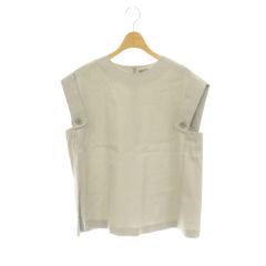 24ss セオリーリュクスCrisp Linen リネンブラウス 38 麻 - メルカリ