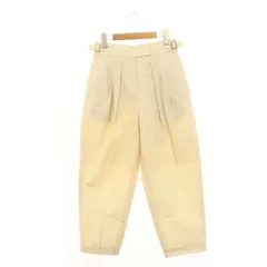 ロペ ROPE 23SS すっきりハイウエストバレルパンツ テーパード タック ジッパーフライ 36 オフホワイト /DO ■OSのサムネイル
