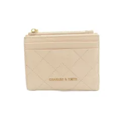 チャールズ&キース  CHARLES&KEITH Duo ドゥオ キルトスモールウォレット ミニ財布 二つ折り 小銭入れ ピンク /MI ■OS ■SHのサムネイル