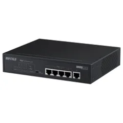 新品 BUFFALO IEEE802.3af規格(PoE)対応 ノン・インテリジェントGigaスイッチ 5ポートBSL-POE-G2105Uのサムネイル