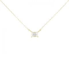 K18刻印 PGバケットカット ダイヤモンド ネックレス 0.25ct - メルカリ