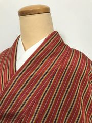 特選 【中古】 未使用 付け下げ 正絹 付下げ訪問着 紫地に熨斗模様