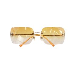 CHANEL シャネル 4145 c.349/13 リムレスシールド型サングラス - メルカリ