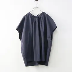 美品 マイカアンドディール MICA&DEAL back ribbon gather blouse バックリボンギャザーブラウス FREE グレー┃トップス【2400015021652】のサムネイル