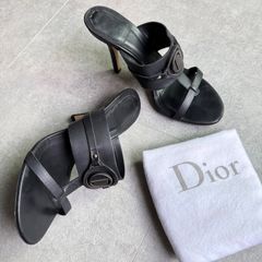 Dior ブラック ハイヒール・サンダルの5半は、22.5cm - メルカリ