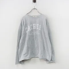 2025 スタジオクリップ studio CLIP ロゴプリント カットソー F‖グレー トップス プルオーバー Tシャツ  長袖【2400015024608】のサムネイル