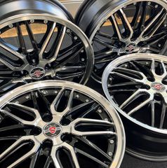 送料無料】【17×7J+38】中古美品 アルミホイール 4本セット 17インチ