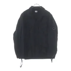 C.P. Company (シーピーカンパニー) 26SS レンズワッペン クロームR フィールドジャケット ナイロン長袖シャツ ブラック 20CMOW004A 110535Gのサムネイル