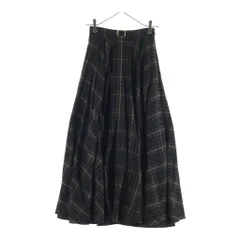 CELINE (セリーヌ) 21AW 90'S バックル付きベルト フランネル チェック ミディスカート 34 2J388344P レディースのサムネイル