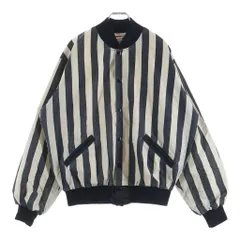 VINTAGE (ヴィンテージ) 80s レフリージャケット 黒白ボンバージャケット ホワイトのサムネイル