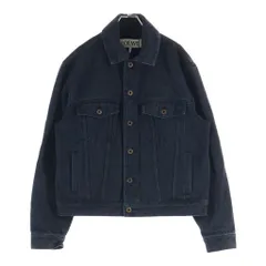 LOEWE (ロエベ) アナグラムロゴ トラッカー デニムジャケット ブラック H526Y50W40のサムネイル