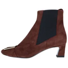 Roger Vivier (ロジェヴィヴィエ) ベルヴィヴィエスエードチェルシーブーツ ロングブーツ ブラウンのサムネイル
