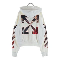 OFF-WHITE カラヴァッジョ フロントロゴブリントスウェット