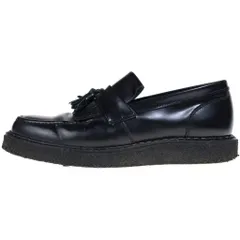 GEORGE COX (ジョージコックス) ×FRED PERRY フレッドペリー タッセルローファー レザーシューズ ブラック US8/26cm B9278のサムネイル