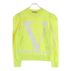 VALENTINO (ヴァレンティノ) フロントロゴプリント クルーネック スウェット トレーナー イエロー レディース 000004843301のサムネイル
