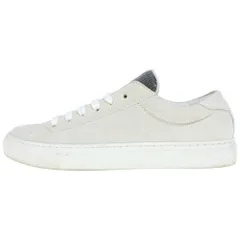 BRUNELLO CUCINELLI (ブルネロクチネリ) モニーレ装飾 スエードレザー レースアップ ローカットシューズ スニーカー アイボリー レディースのサムネイル