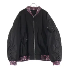 PRADA (プラダ) 21AW RE NYLON KNIT BOMBER JACKET リサイクル ナイロン ニット 中綿 ボンバージャケット ブルゾン ブラウン/ピンク SGB895のサムネイル