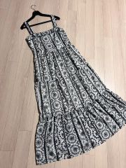 未使用☆マカフィー×リバティ☆シルクオールインワン 小花柄 