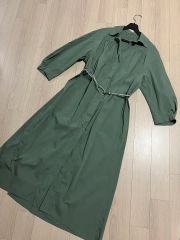 CULLNI ダークグリーン ロングコート - メルカリ