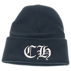 CHROME HEARTS ニット帽 ビーニー ブラック - メルカリ