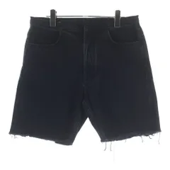GIVENCHY (ジバンシィ) カットオフ デニムショートパンツ ハーフパンツ ブラック BM51DZ5Y9Zのサムネイル