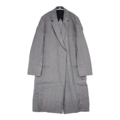 Deuxieme Classe グレンチェック リネン チェスターコート グレー レディース ドゥーズィエムクラス【中古】6-0606M∞のサムネイル