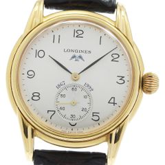 LONGINES k18 手巻き ポーセリンダイヤル - メルカリ