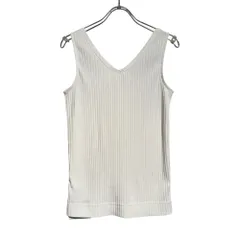 UNITED ARROWS green label relaxing (ユナイテッドアローズ グリーンレーベル リラクシング) ノースリーブカットソー  ホワイト FREEのサムネイル