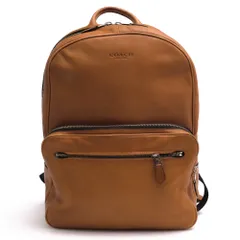 コーチ／COACH リュック バッグ バックパック メンズ 男性 男性用 レザー 革 本革 ブラウン 茶  72117 Hudson Backpack In Sport Calf Leather ハドソン A4サイズ収納可 デイパック デイパック