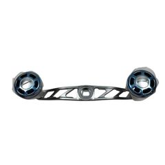 IXAハイパーオフセットカーボンハンドル80mm Abu/ダイワ用 パープル
