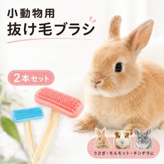 小動物用ラバーブラシ 抜け毛取りブラシ 2本セット ペット用抜け毛取りブラシ うさぎ・モルモット用 皮膚に優しい 痛くない 抜け毛取り ペット用ブラシ ペットお手入れ用品 ペットブラシ 小型犬・猫・ウサギ用