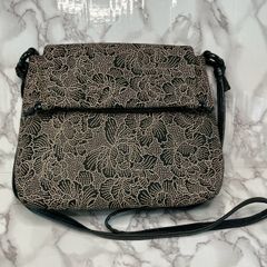 未使用】印傳屋 インデンヤ ショルダーバッグ クレマチス clematis ち3 