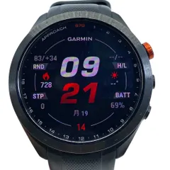 現行 GARMIN ガーミン Approach S70 47mm フラッグシップゴルフGPSウォッチ 腕時計 充電式 010-02746-22 セラミック シリコン ブラック 高機能 スポーツ アウトドア ゴルフ 実用的 人気 定番のサムネイル