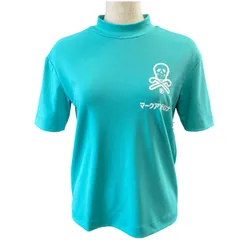 未使用 MARK&LONA マークアンドロナキッズ Tシャツ モックネック ストレッチ 半袖 ゴルフウェア SPMLK-2C-AA01 ポリエステル ターコイズブルー ラウンド スポーツ カジュアル 快適 高機能 上品 人気 定番のサムネイル