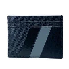 未使用 ARMANI EXCHANGE アルマーニ エクスチェンジ モノグラム×ストライプ カードケース XM000169 AF11935 ポリエステル ブラック 普段使い 通勤 通学 お出かけ 定番 人気 上品 洗練 実用的 機能的 デイリーのサムネイル