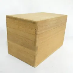 【六月の特売品】利休好 茶通箱 桐木地 お稽古用 箱なし特価！ 【中古】のサムネイル