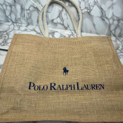 お値引き！【新品】ポロラルフローレン麻ジュートリネントート 